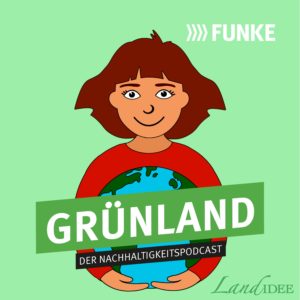 Das Logo des Grünland-Podcasts