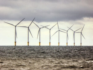 Ein Offshore-Windpark in der Nordsee